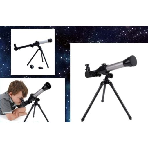 Csillagászati teleszkóp gyermekeknek - 3 féle cserélhető lencsével és állvánnyal!