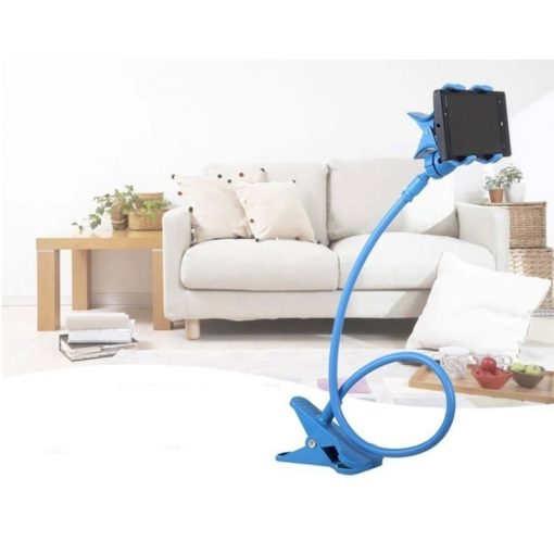 Felcsíptethető univerzális asztali telefontartó, fekete - Harmadik kéz ami megtartja a mobilod!