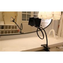 Felcsíptethető univerzális asztali telefontartó, fekete - Harmadik kéz ami megtartja a mobilod!