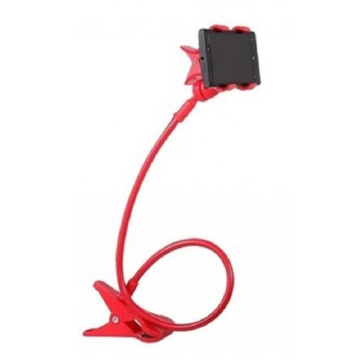 Felcsíptethető univerzális asztali telefontartó, fekete - Harmadik kéz ami megtartja a mobilod!