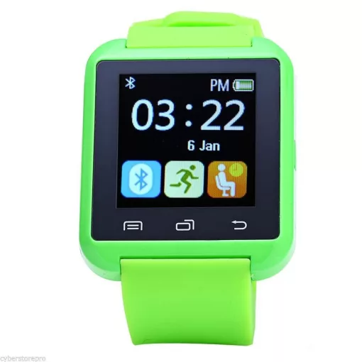 Android Bluetooth okosóra, Zöld - Telefonálás +Appok +Zene +Fotózás egyben!