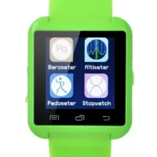 Android Bluetooth okosóra, Zöld - Telefonálás +Appok +Zene +Fotózás egyben!