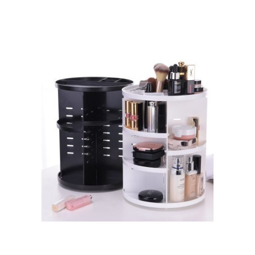 Forgó kozmetikai állvány és sminkkészlet tartó - Helytakarékos és könnyen átlátható!
