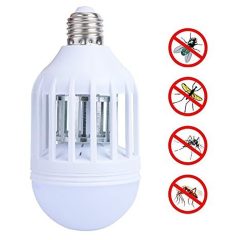   Szúnyog-rovarírtó égő - Elektromos szúnyog és repülőrovar csapda + LED lámpa!