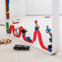 Ragasztható, öntapadós kocka tartó - Szabható, hajlítható, építhető!