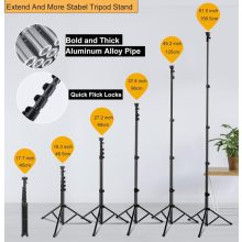 Hakutatz állványos szelfi lámpa 10" colos távirányítóval