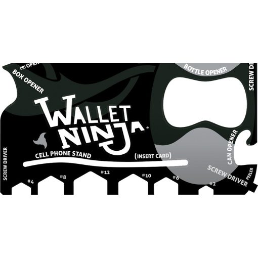 Wallett Ninja - Csavarhúzó, villáskulcs, konzerv és sörnyitó és még rengeteg hasznos dolog!