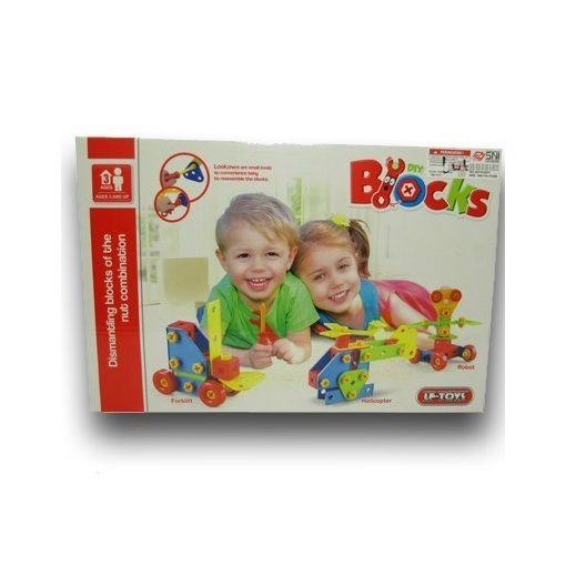 BLOCKS - 71 részes Gyermek építő készségfejlesztő játék!