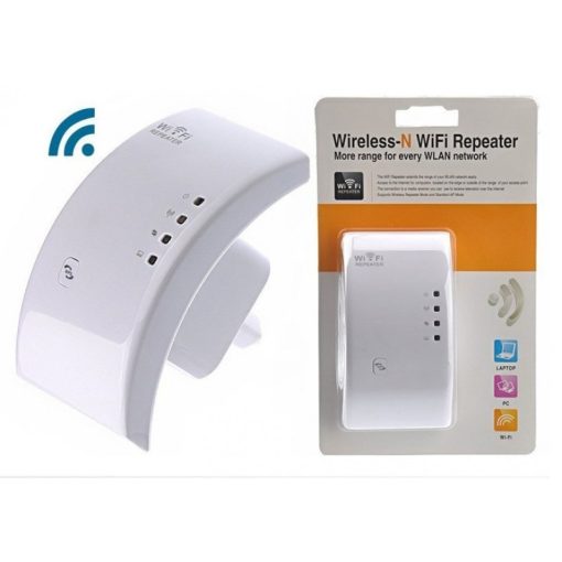 WiFi Jelerősítő, WiFi Repeater - Konnektorba helyezve felerősíti a WiFi térerejét!
