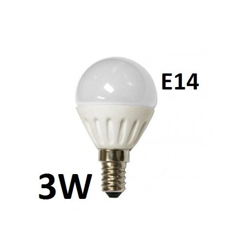 3W - hagyományos - E14 - HF - sima