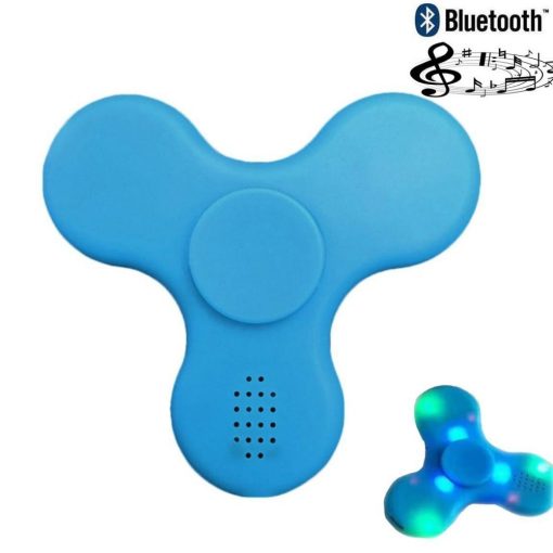 Bluetooth spinner (Led Music) kék