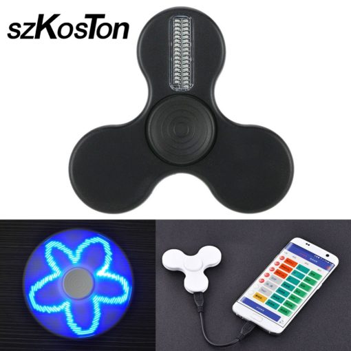 Spinner Bluetooth (MobilApp Led) Fekete