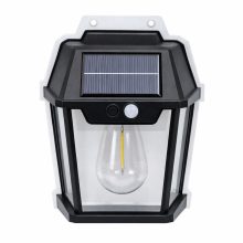 Napelemes, mozgásérzékelős kültéri világítás