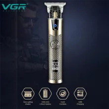 VGR V-983 Professzionális zezeték nélküli hajvágó és kontúrvágó – T-pengével, 0 mm vágás, 1500 mAh akkumulátor, 200 perc üzemidő
