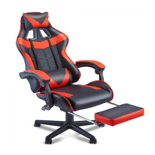 BeComfort OC55 ergonómikus gamer gaming főnöki szék Piros 