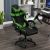 Racing Pro X gamer szék Zöld-fekete