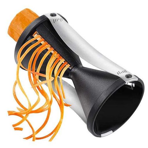 Zöldség spirál vágó - Fekete - A kreatív ételekhez!