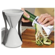 Zöldség spirál vágó - Fekete - A kreatív ételekhez!