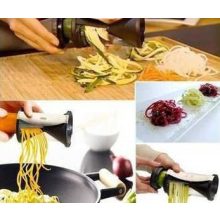 Zöldség spirál vágó - Fekete - A kreatív ételekhez!