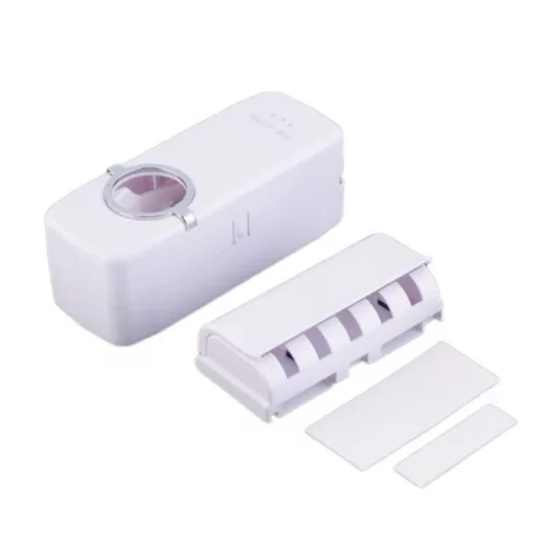 fogkefe tartó és fogkrém adagoló