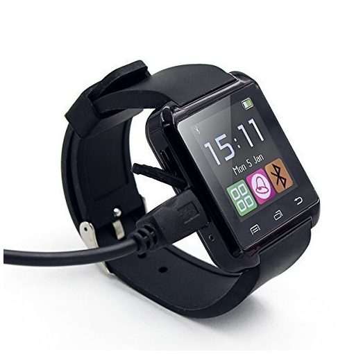 AlphaOne Magyar nyelvű okos óra Pro Watch fekete ! hívás, sms, facebook !