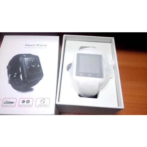 AlphaOne magyar nyelvű okosóra Pro Watch fehér ! hívás, sms, facebook!