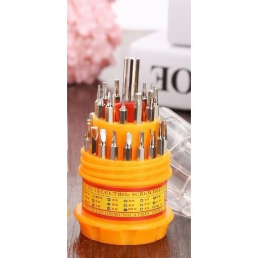 31 fejes csavarhúzó készlet - Mindenféle csavarhoz!