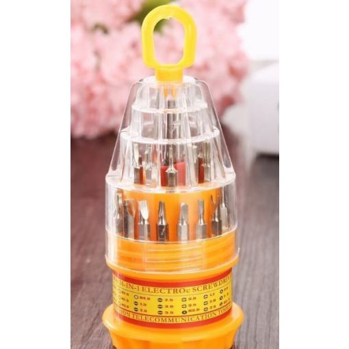 31 fejes csavarhúzó készlet - Mindenféle csavarhoz!