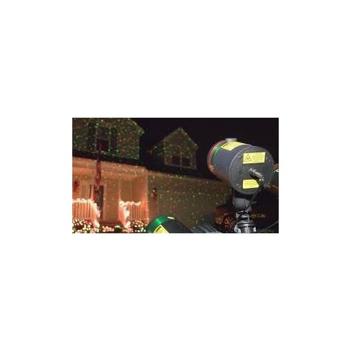 Lazer Shower Fényjáték Bel és Kültéri használatra - Lézer fényeket varázsol házad oldalára!