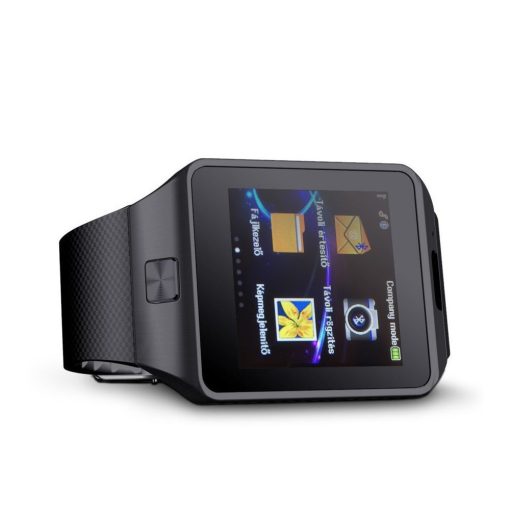 AlphaOne DZ Magyar nyelvű okos óra full fekete szíjjal - Te sem szereted elővenni a telefont a buszon? Itt a megoldás!