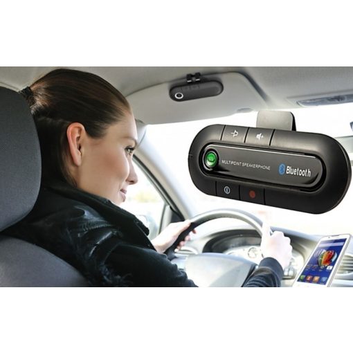 AlphaOne Bluetooth autós univerzális telefon kihangosító - A biztonságos vezetésért.
