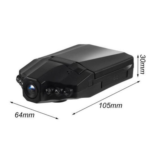 ALphaOne Magyar menüs Autós eseményrögzítő biztonsági kamera -Színes monitorral és éjjellátó funkcióval.