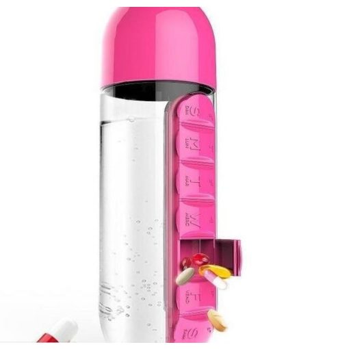 Vitamintartós kulacs - Napokra bontva tárolhatod a vitaminokat, táplálékiegészítőket!