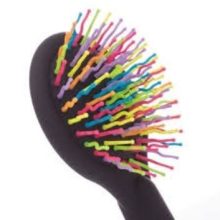 Rainbow mágikus hajkefe, szivárvány fésű - Természetes hatást biztosít!