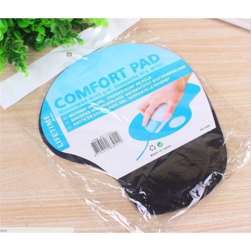 Egérpad, fekete - Ergonomikus és Csuklókímélő!