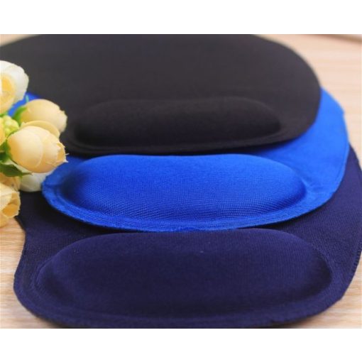 Egérpad, fekete - Ergonomikus és Csuklókímélő!