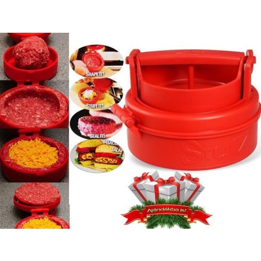 Töltött hamburgerhús készítő prés - Készíts egyedit és finomat!