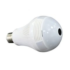   LED égőnek álcázott WIFI-s panoráma kamera - 360°-os Biztonság!