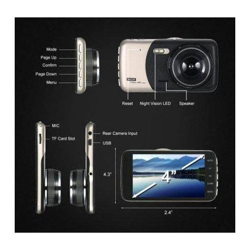 503CX autós kamera + G-szenzor,éjszakai led fény