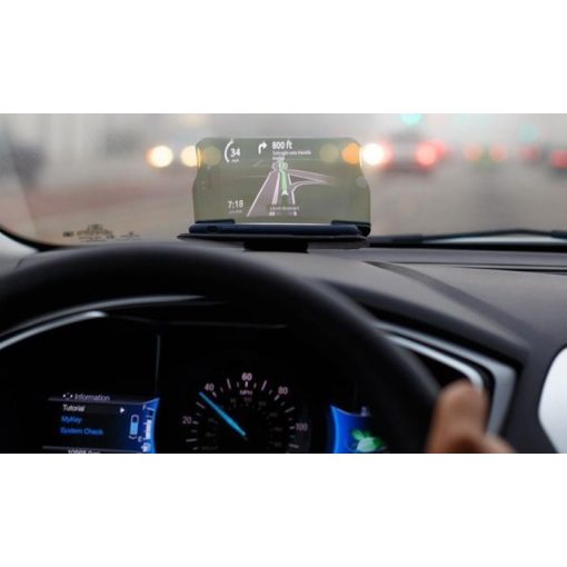 GPS HUD kijelző okostelefonhoz - Vetítsd ki telefonod képernyőjét az átlátszó kijelzőre!