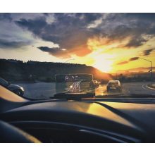 GPS HUD kijelző okostelefonhoz - Vetítsd ki telefonod képernyőjét az átlátszó kijelzőre!