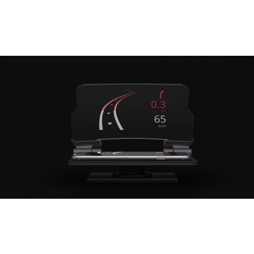 GPS HUD kijelző okostelefonhoz - Vetítsd ki telefonod képernyőjét az átlátszó kijelzőre!