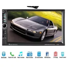 Magyar menüs, 2Din-es autórádió 7 colos,multimédiás rendszer , mp5 4*45W Ingyen szállítással