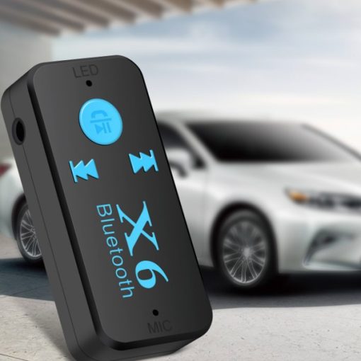 X6 Bluetooth AUX adapter SD kártya foglalattal