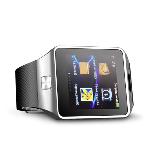 AlphaOne DZ Magyar nyelvű okos óra Szürke-Fekete