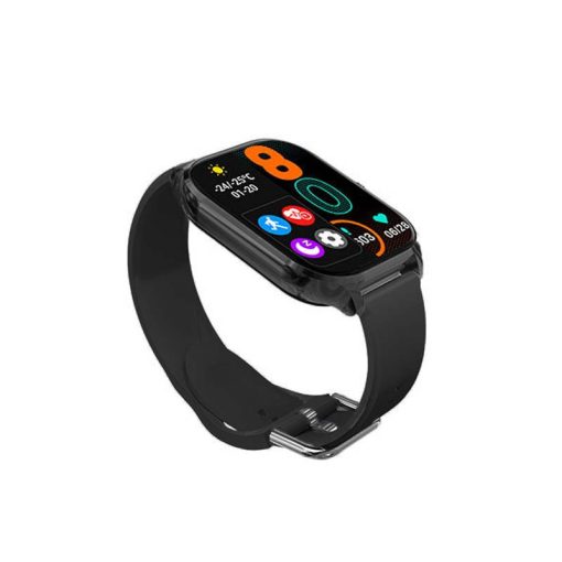 Laxasfit H9 Pro Max fekete okosóra magyar menüvel