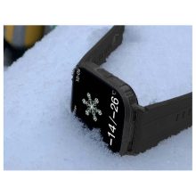 NovaTime fekete Okosóra - Egészségfigyelő Bluetooth, sport, pulzusszám, véroxigén, több funkció