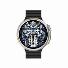 ChronoFlex Okosóra fekete – Iránytűvel Fejlett Egészségfigyelő Funkciókkal - Dupla szíjjal