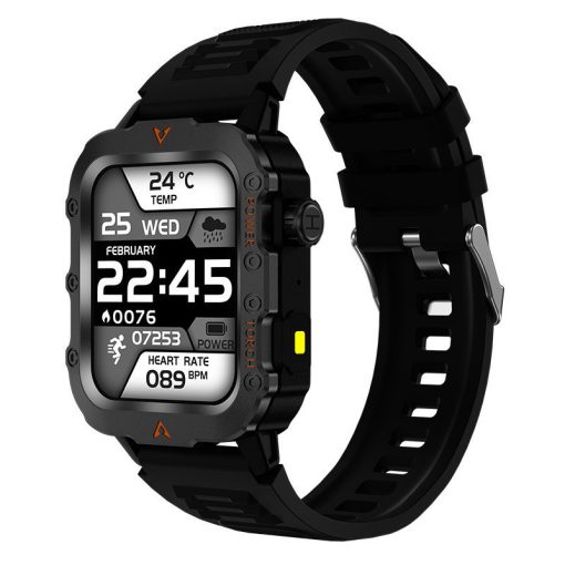 Laxasfit Q11 Okosóra, fekete - magyar menüvel, Pulzusmérés, alvás,időjárás és véroxigénszint-monitorozás