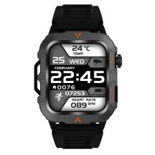 Laxasfit Q11 Okosóra, fekete - magyar menüvel, Pulzusmérés, alvás,időjárás és véroxigénszint-monitorozás